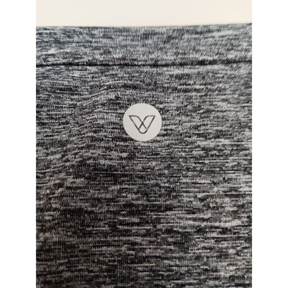 LIVI ACTIVE Women's Grey Heather V Neck Short Sleeve Athletic T Shirt Size 18/20 - Picture 7 of 7